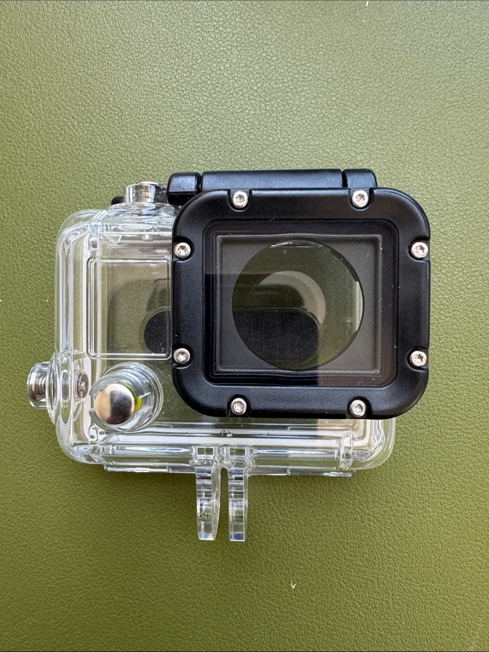 GoPro Clear Waterproof Case with Black Front Frame